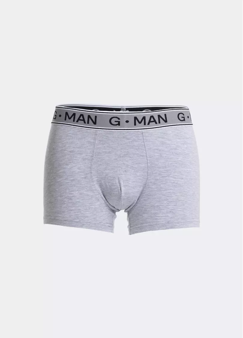 Трусы боксеры G-MAN 20407/60 light grey marl (серый)