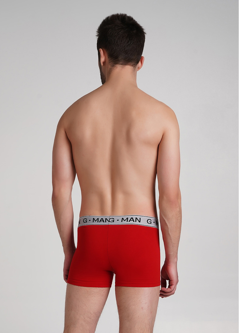 Бавовняні труси боксери з принтом G-MAN PRINT 20401/60 red/gnome (червоний)