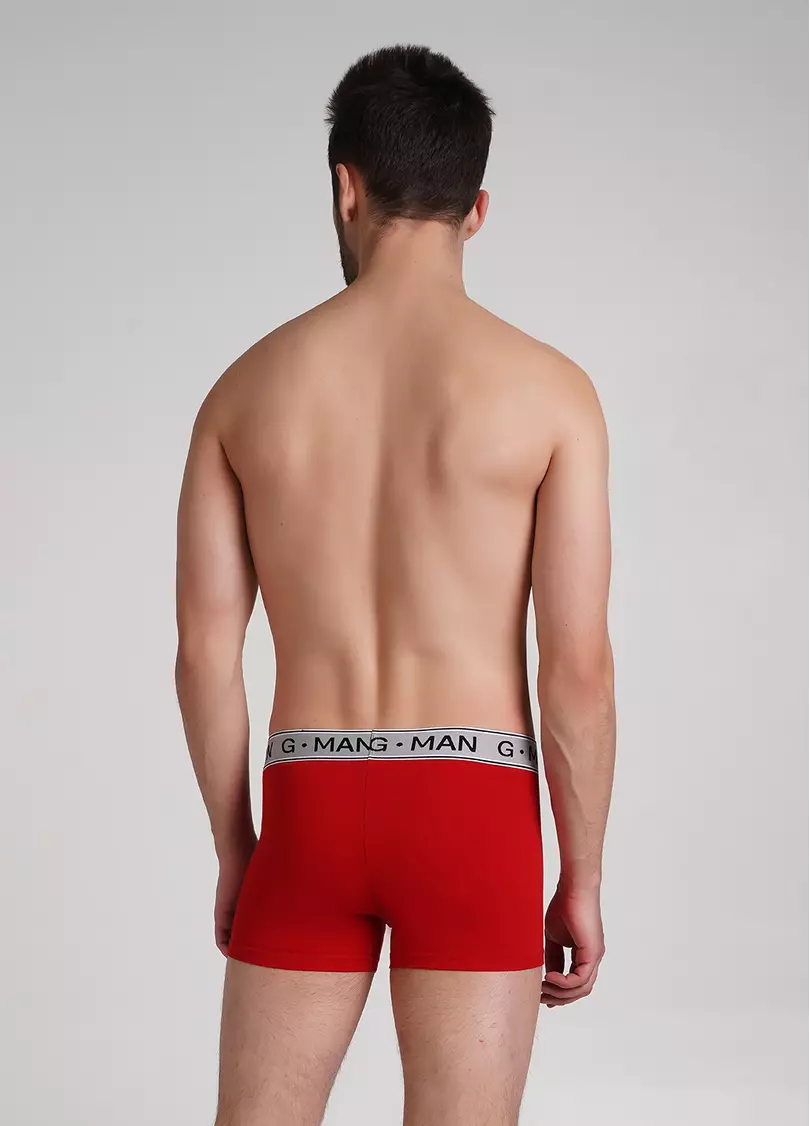 Бавовняні труси боксери з принтом G-MAN PRINT 20401/60 red/gnome (червоний)