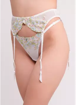 Пояс для панчіх Olympia 3009/47 white/blue (білий)