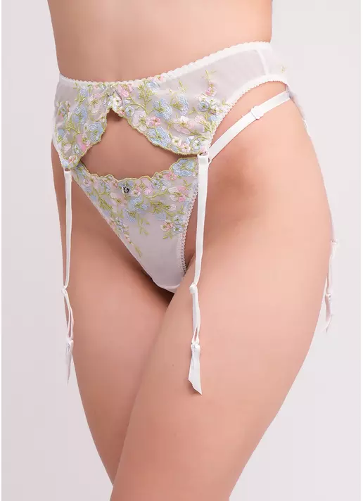 Пояс для панчіх Olympia 3009/47 white/blue (білий)