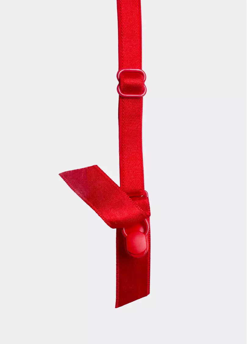 Пояс для чулок Rosa 3002/30, красный