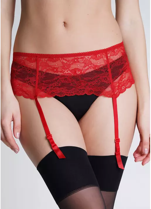 Пояс для панчіх Rosa 3004/32 red (червоний)