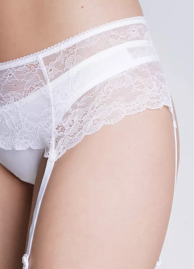 Пояс для чулок Rosa 3004/32 white (белый)