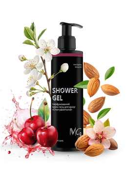 Парфюмированный крем-гель для душа "Cherry & Almond" MG