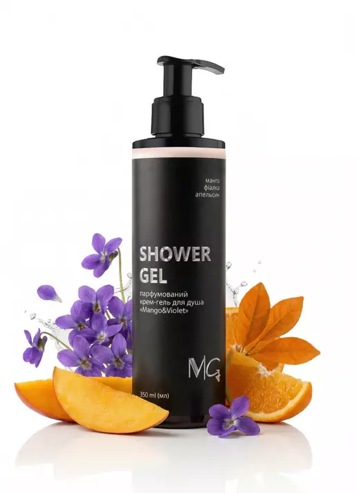 Крем-гель парфумований для душа "Mango & Violet" MG Крем-гель парфумований для душа "Mango & Violet" MG