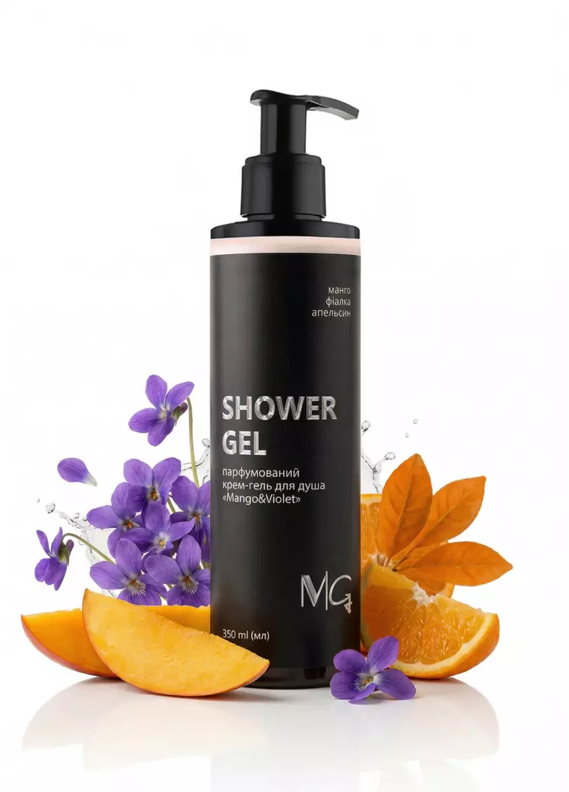 Крем-гель парфумований для душа "Mango & Violet" MG