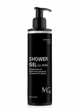 Парфюмированный крем-гель мужской для душа "Grapefruit & Spices" MG