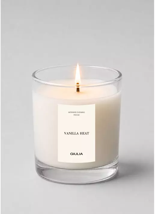 Соєва свічка з нотами ванільної орхідеї та карамелі VANILLA HEAT Соєва свічка з нотами ванільної орхідеї та карамелі VANILLA HEAT