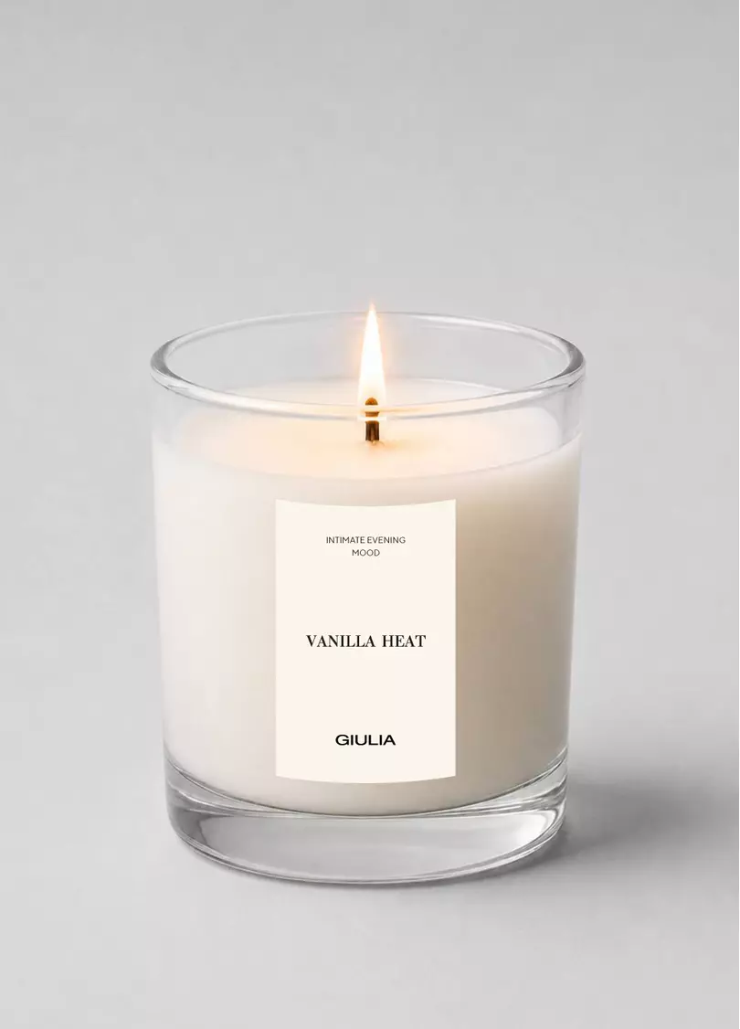 Соєва свічка з нотами ванільної орхідеї та карамелі VANILLA HEAT