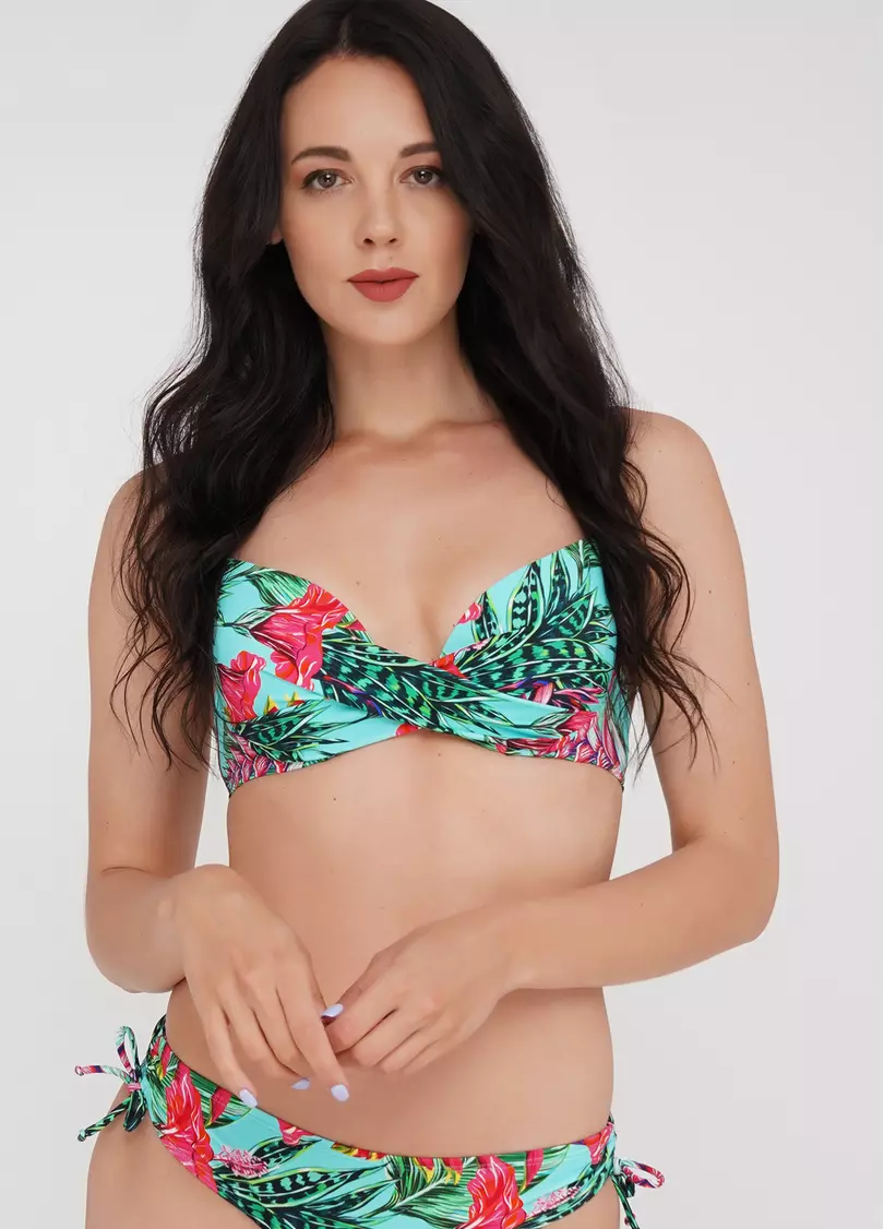 Купальный бюстгальтер-бандо Isida Swim 1101/20 (бирюзовый)