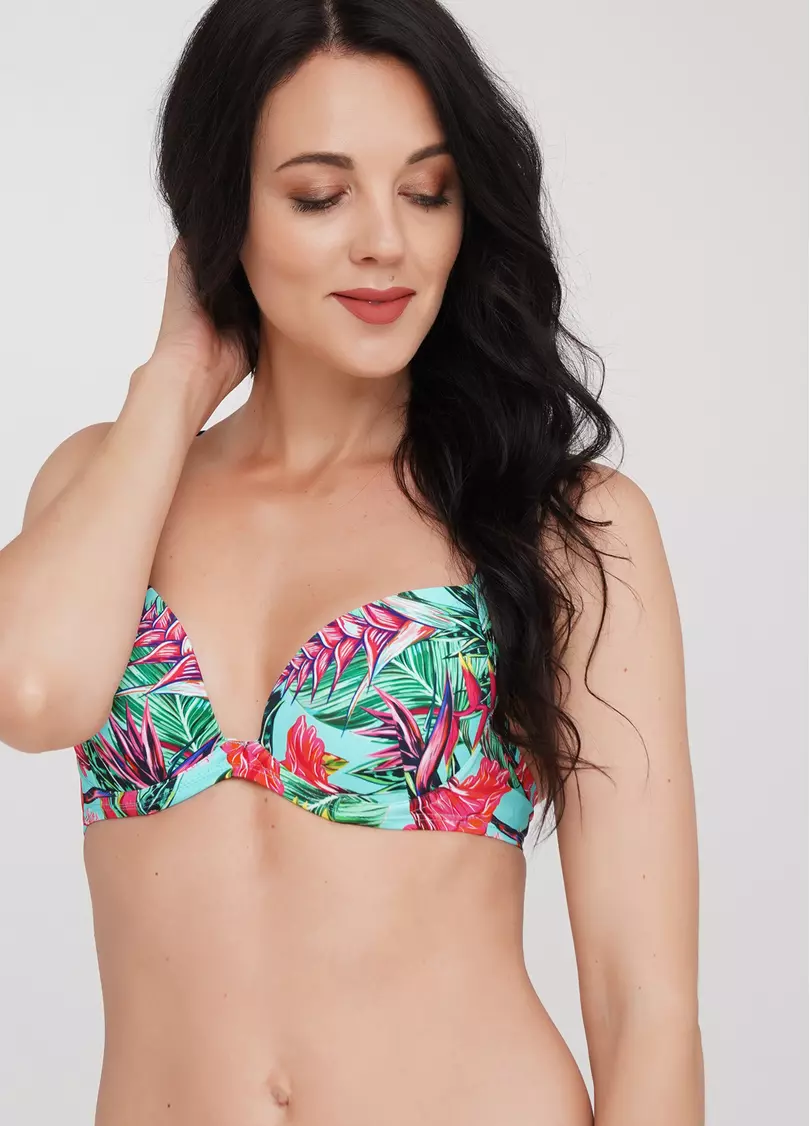 Купальний бюстгальтер з push-up Isida Swim 1102/20 (бірюзовий)