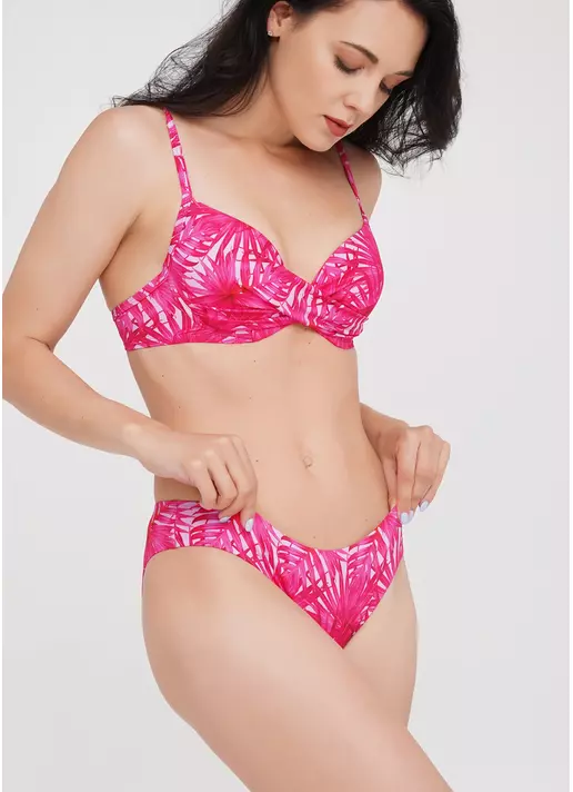 Классические трусы-бикини с принтом Isida Swim 2301/20 (маджента)
