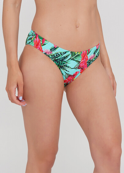 Классические трусы-бикини с принтом Isida Swim 2301/20 (бирюзовый)