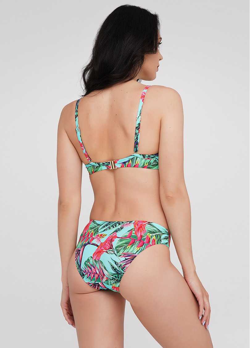 Класичні труси-бікіні з принтом Isida Swim 2301/20 (бірюзовий)