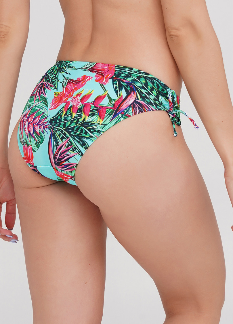 Купальные трусы на завязках и с принтом Isida Swim 2302/20 (бирюзовый)