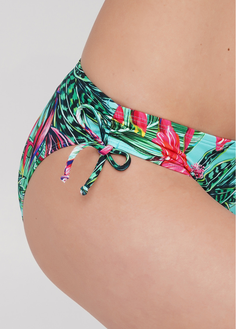 Купальные трусы на завязках и с принтом Isida Swim 2302/20 (бирюзовый)