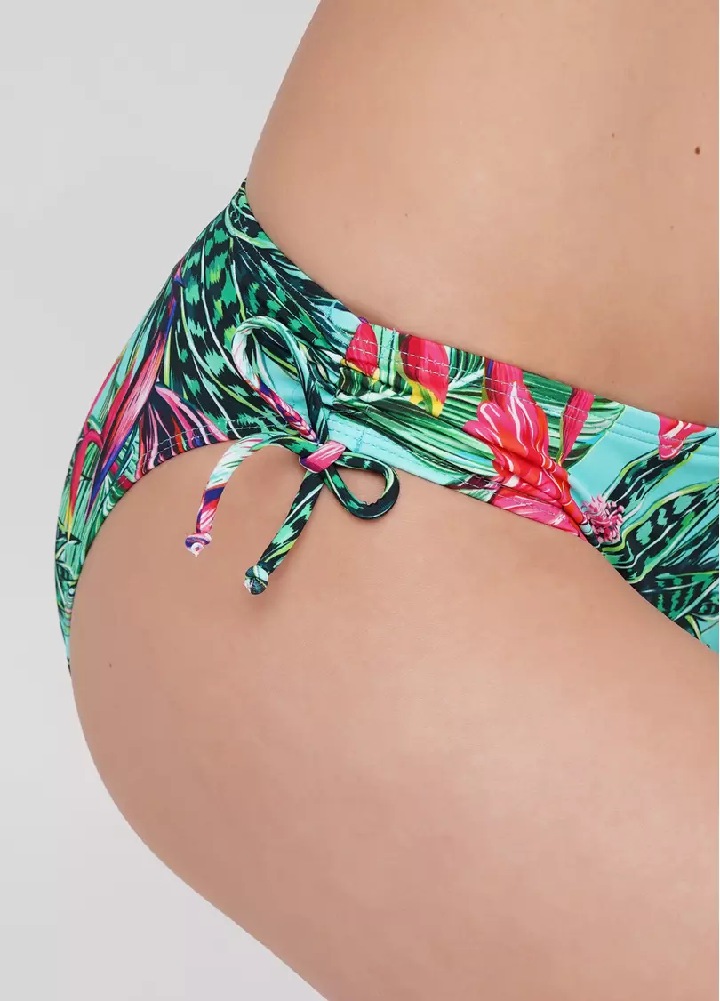 Купальні труси на зав'язках і з принтом Isida Swim 2302/20 (бірюзовий)