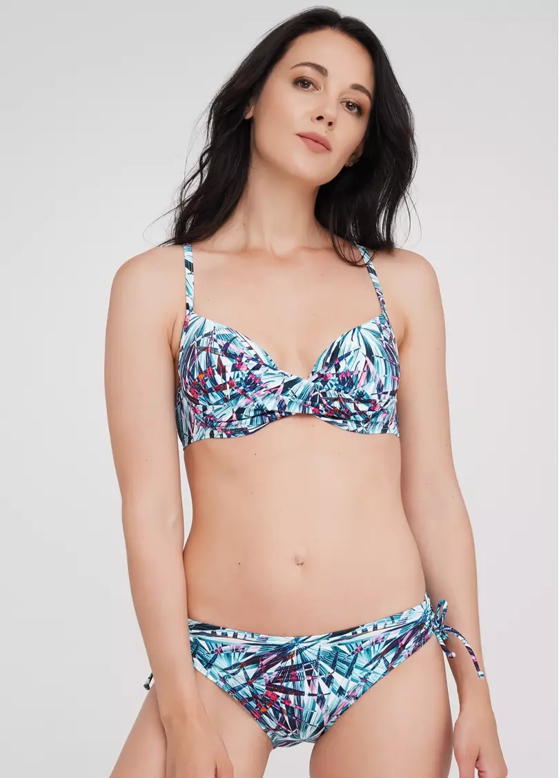 Купальні труси на зав'язках і з принтом Isida Swim 2302/20 (світло-блакитний)