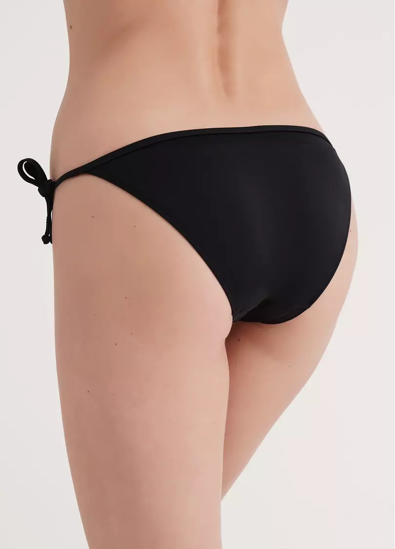 Класичні труси бікіні на тонких зав'язках Isida Swim 2303/20 black (чорний)