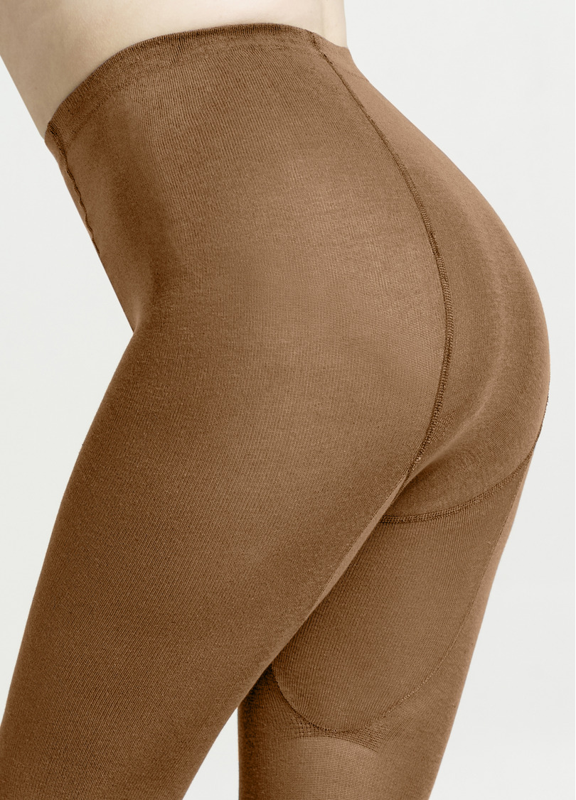 Хлопковые колготки больших размеров MOLLY 200 taupe (коричневый)