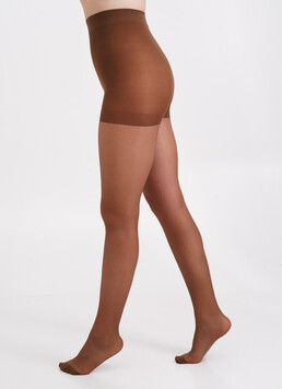 Колготки с подтягивающими шортиками больших размеров PERFECT BODY 40 XXL cappuccino (коричневый)