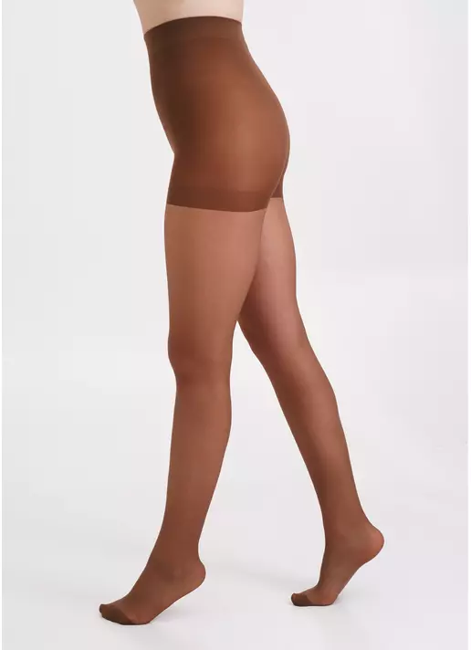 Колготки с подтягивающими шортиками больших размеров PERFECT BODY 40 XXL cappuccino (коричневый)