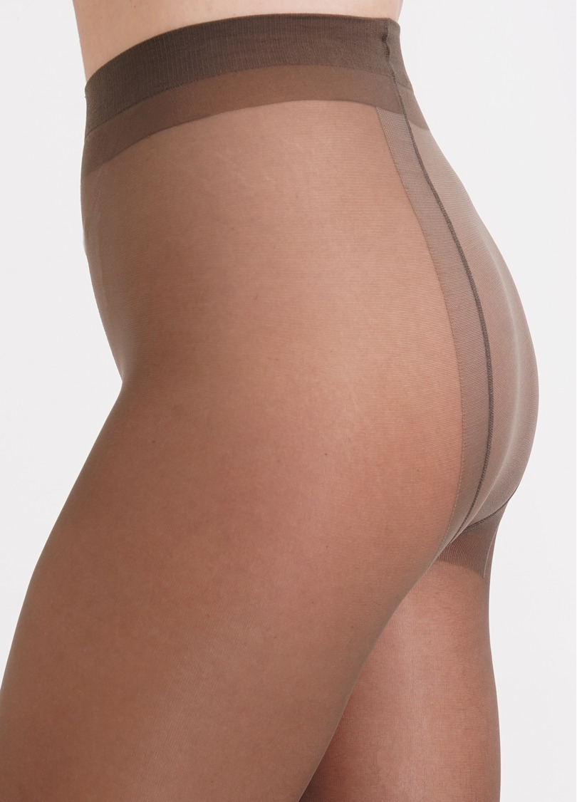 Компрессионные колготки больших размеров POSITIVE FIT 40 tabaco (коричневый)