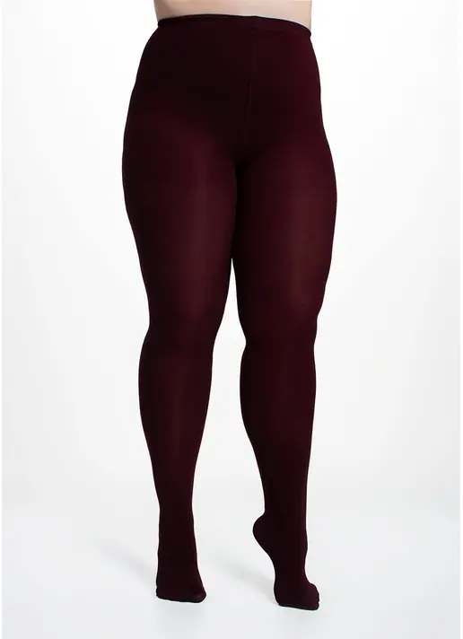 Жіночі колготки великих розмірів POSITIVE MICRO 70 marsala (бордовий)
