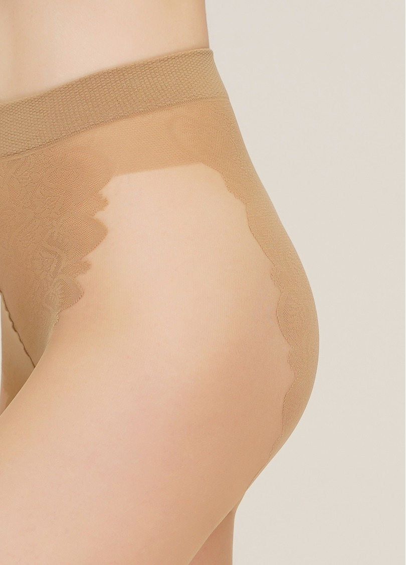 Колготки з ажурними трусиками Bikini 20 den (daino)