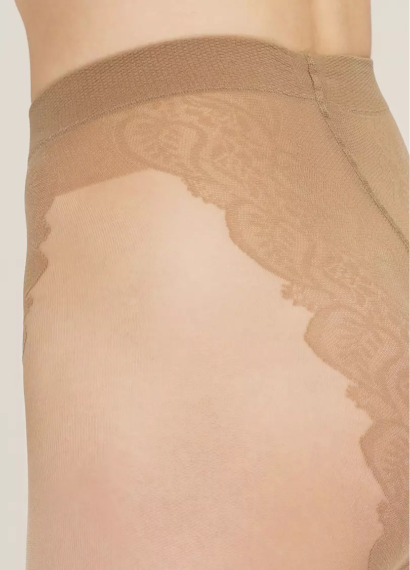 Колготки с ажурными труcиками Bikini 20 den (glace)