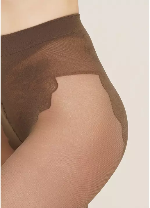 Колготки с ажурными труcиками Bikini 40 den (tabaco) Колготки с ажурными труcиками Bikini 40 den (tabaco)