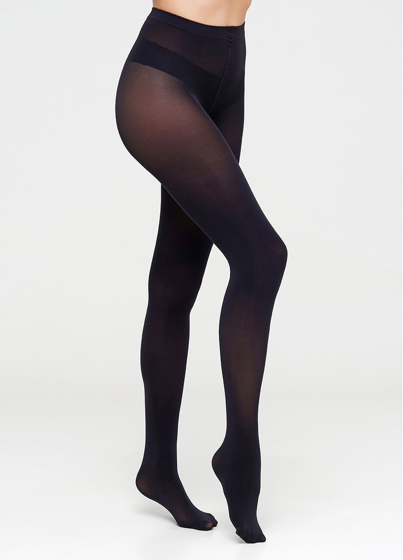 Теплые колготки из микрофибры Blues 3D 100 den (greystone)