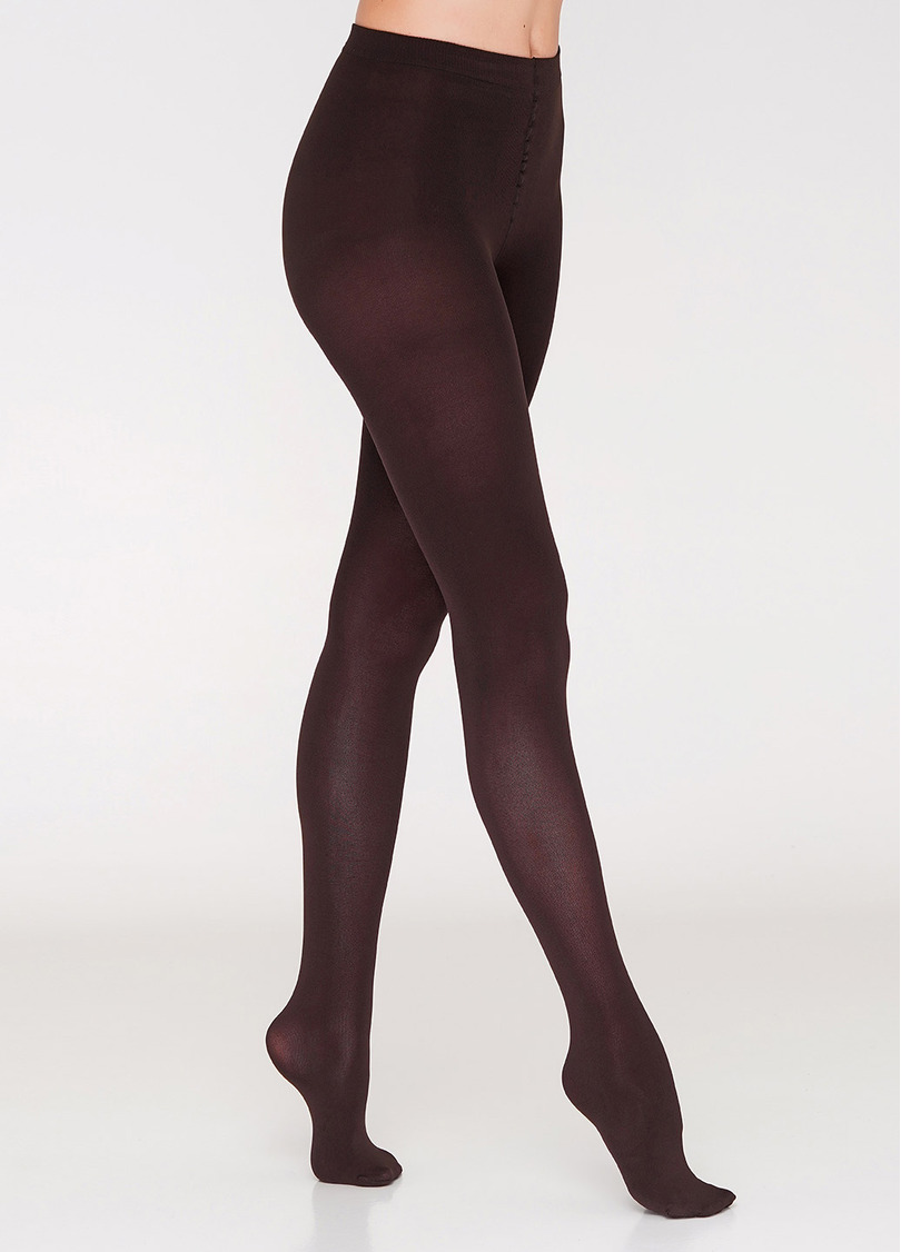 Теплые колготки из микрофибры Blues 3D 150 den (caffe)