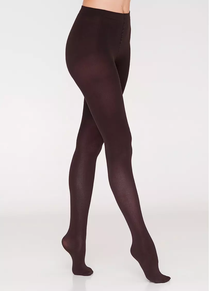 Теплі колготки з мікрофібри Blues 3D 150 den (caffe)