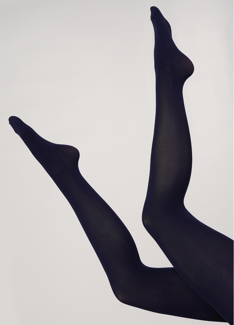 Теплі колготки з мікрофібри Blues 3D 150 den (deep navy)