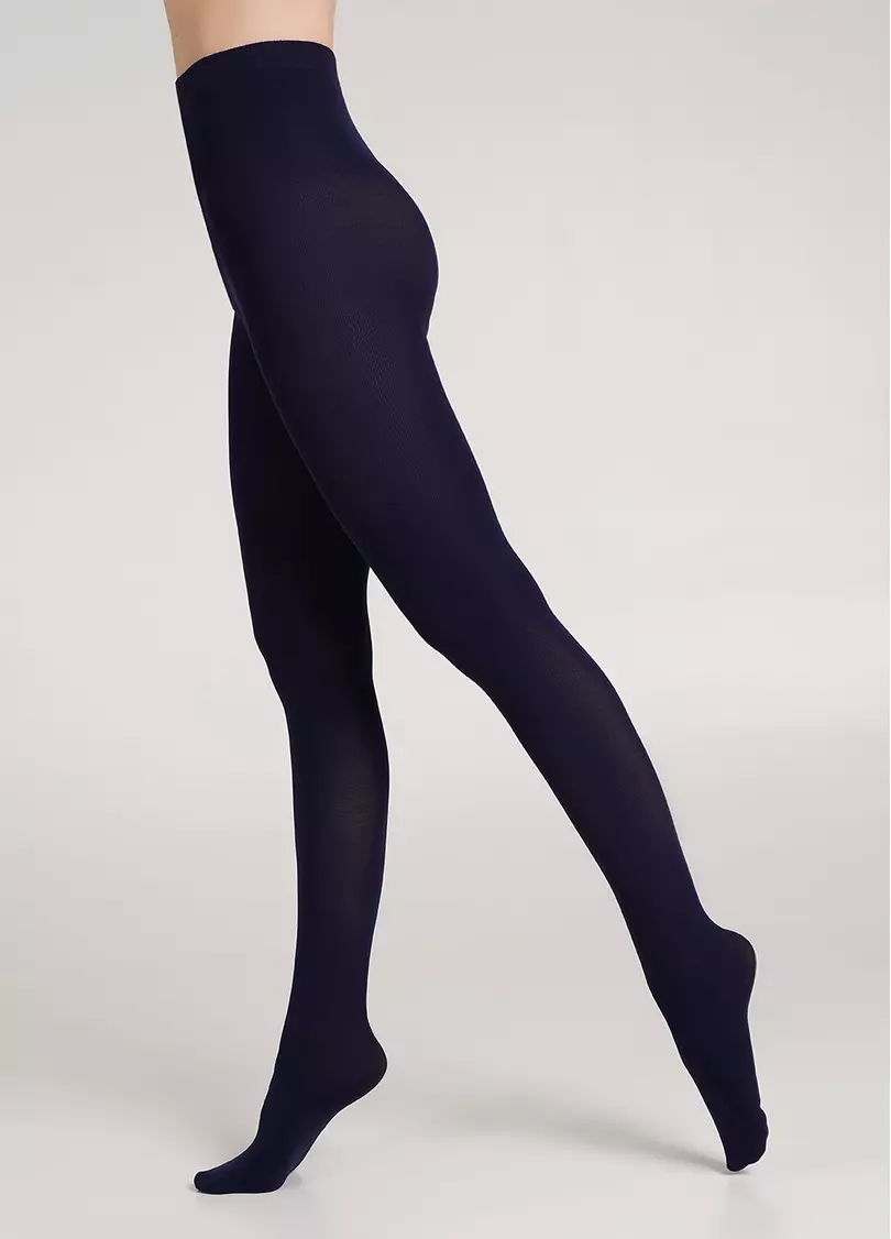 Теплі колготки з мікрофібри Blues 3D 150 den (deep navy)