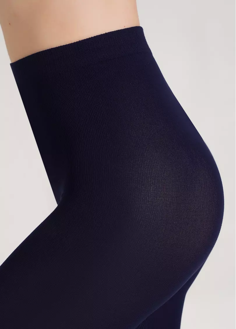 Теплі колготки з мікрофібри Blues 3D 150 den (deep navy)