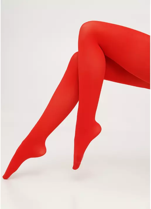 Теплі колготки з мікрофібри BLUES 3D 70 aurora red (червоний)