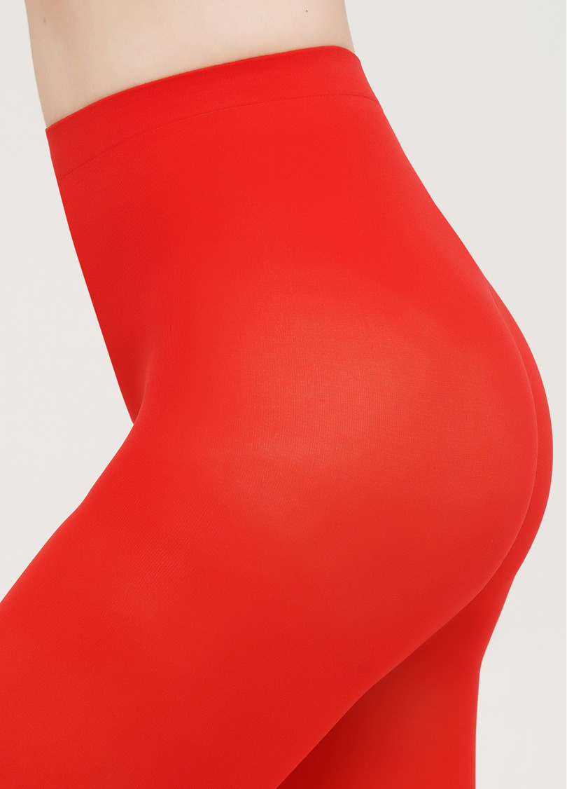 Теплые колготки из микрофибры BLUES 3D 70 aurora red (красный)