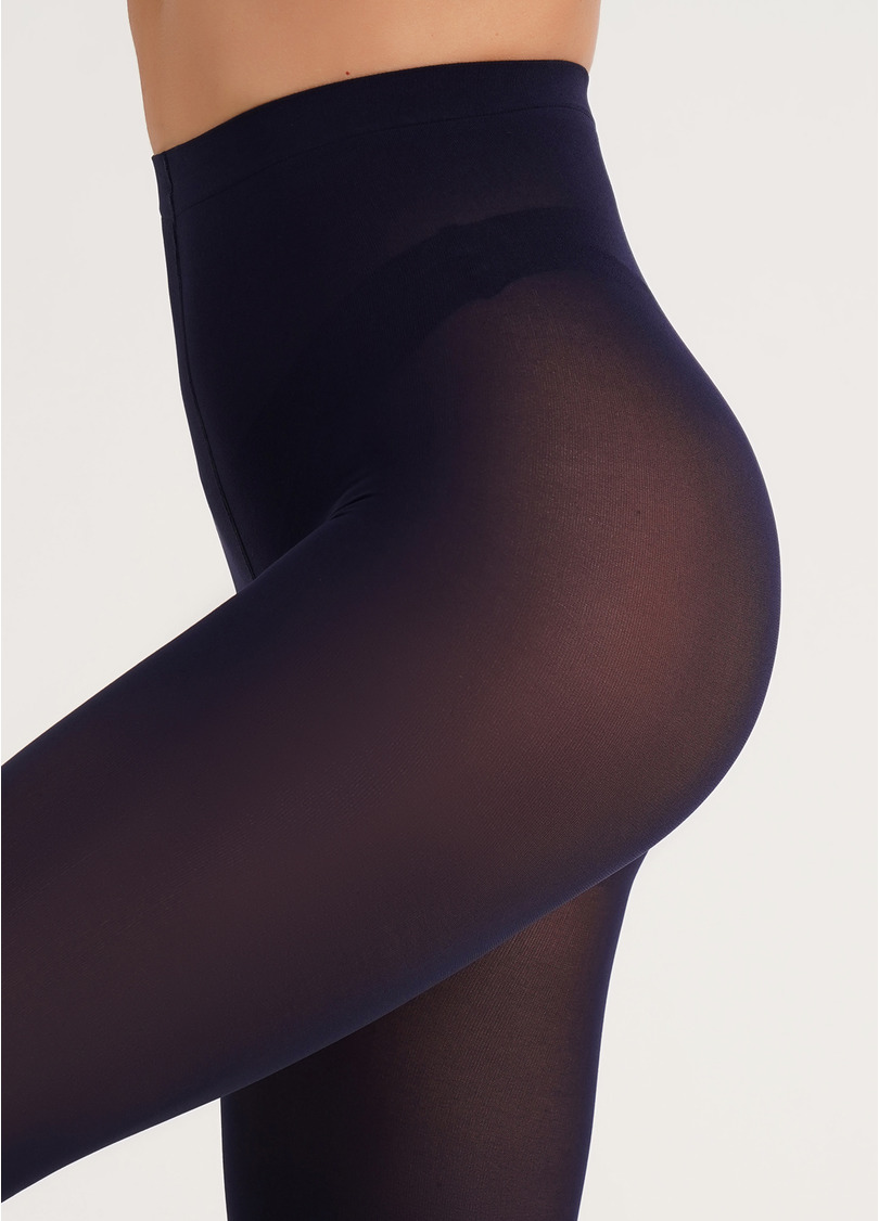 Теплые колготки из микрофибры Blues 3D 70 den (deep navy)