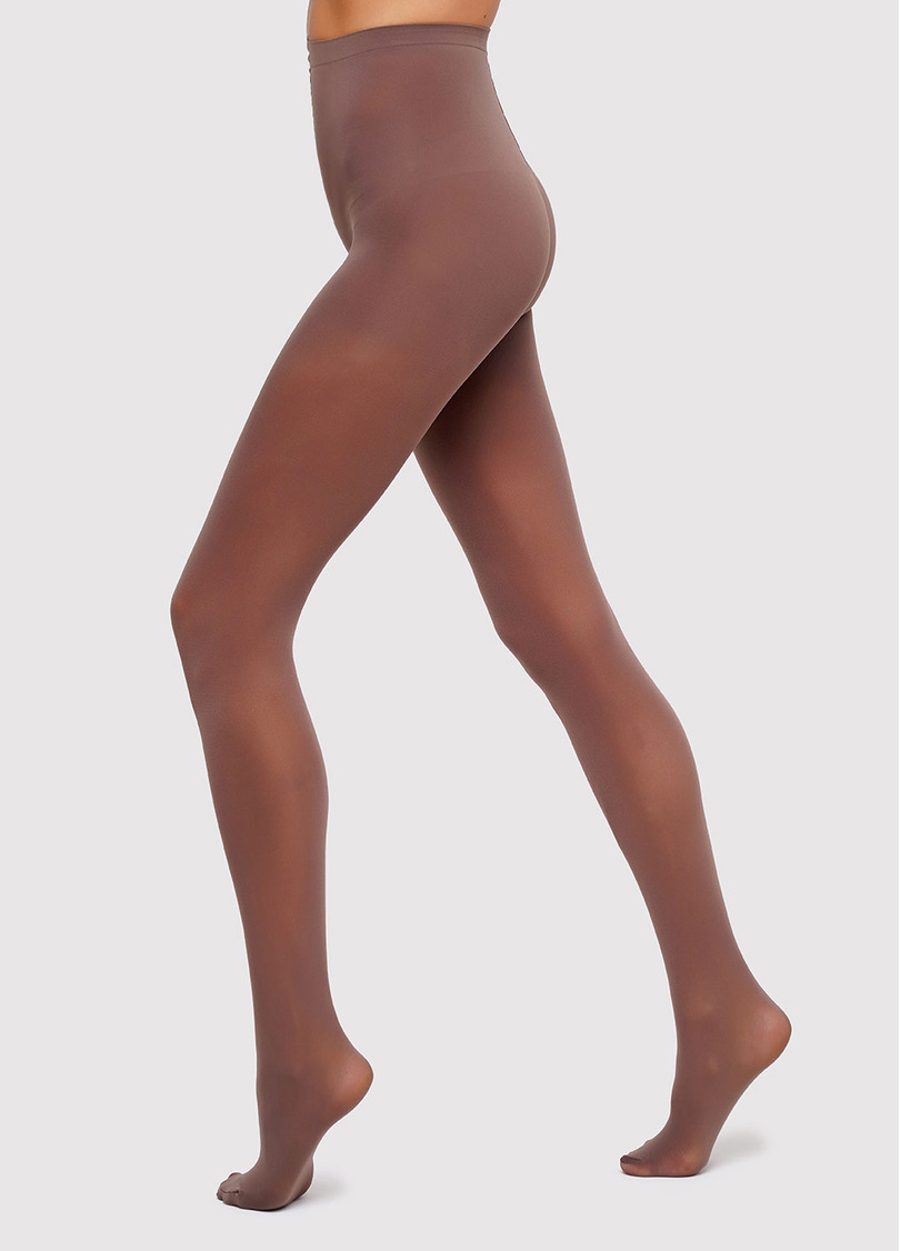 Теплые колготки из микрофибры Blues 3D 70 den (deep taupe)