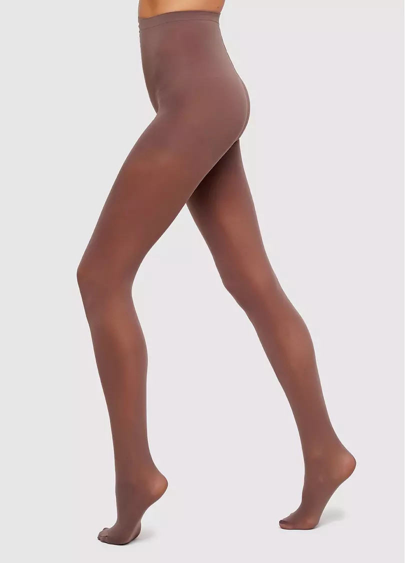 Теплые колготки из микрофибры Blues 3D 70 den (deep taupe)