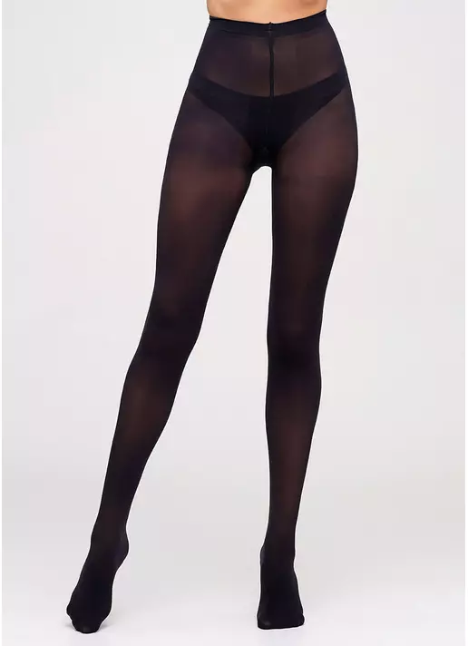 Теплые колготки из микрофибры Blues 3D 70 den (greystone)