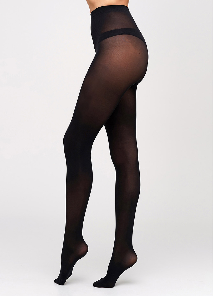 Теплые колготки из микрофибры Blues 3D 70 den (nero)