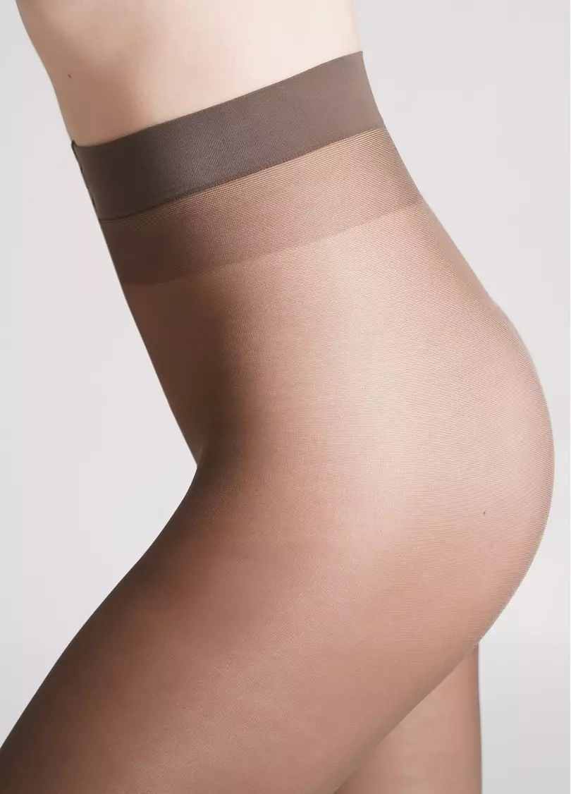 Шелковистые колготки без шортиков BODY COMFORT 20 tabaco (коричневый)