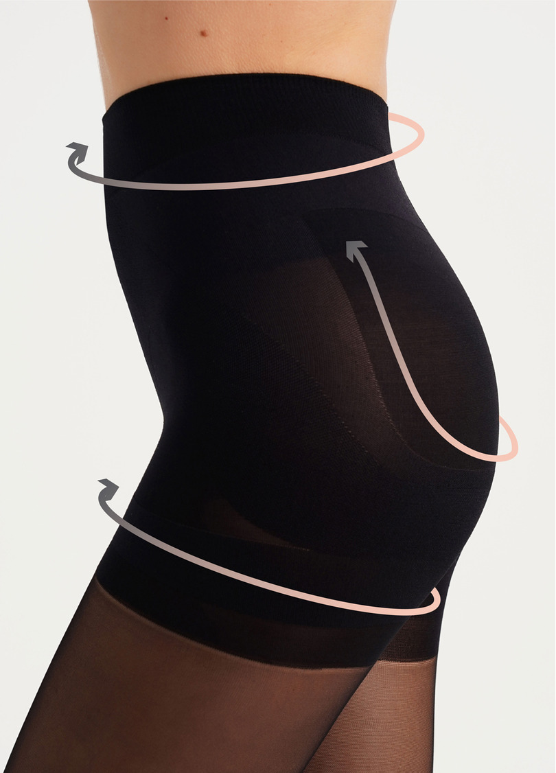 Моделирующие колготки с шортиками BODY MODELLING 40 nero (черный)