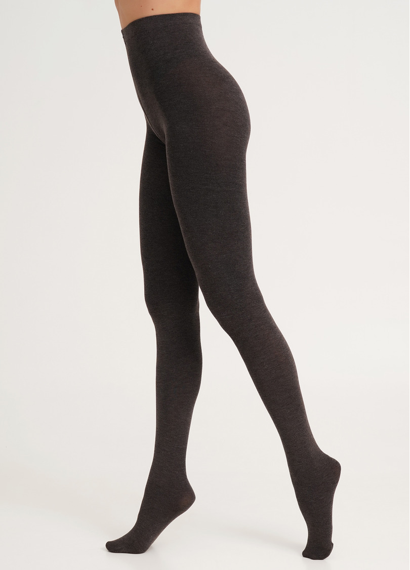 Колготки теплые из вискозы CASHMERE TOUCH chesnut (коричневый)