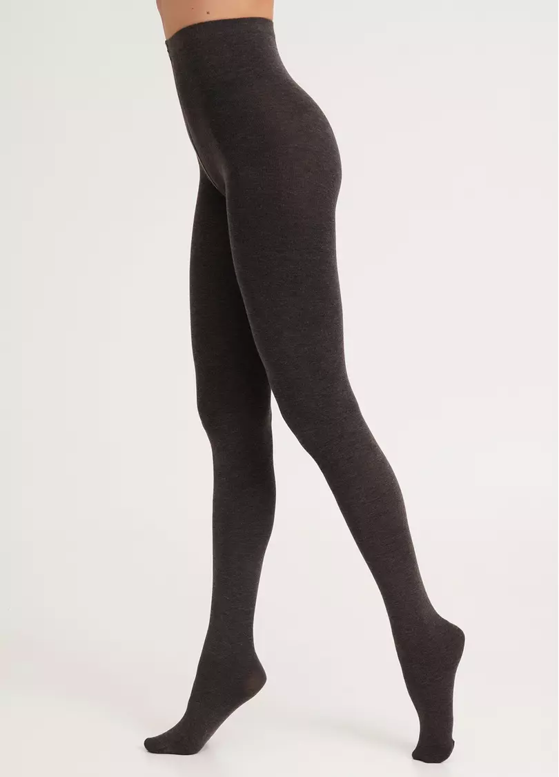 Колготки теплые из вискозы CASHMERE TOUCH chesnut (коричневый)