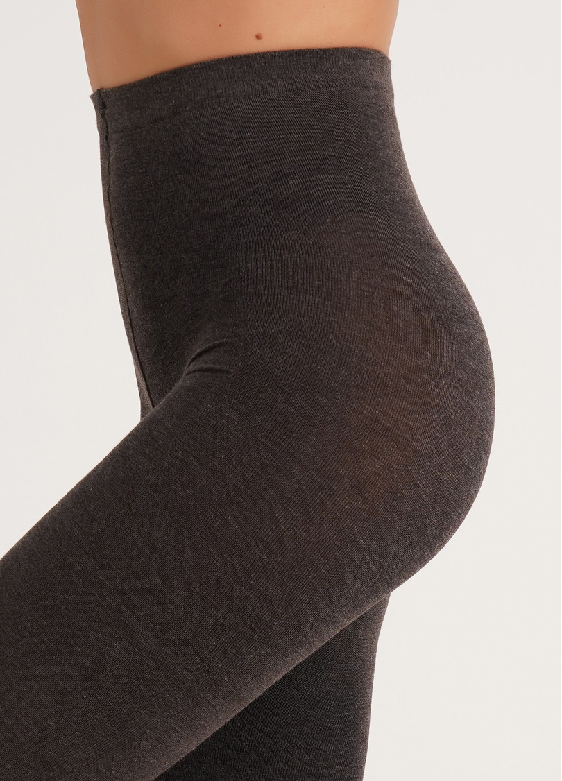 Колготки теплые из вискозы CASHMERE TOUCH chesnut (коричневый)